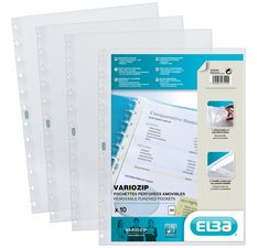 ELBA Hoesjes voor documentbeschermers Vario-Zipp, A4-formaat