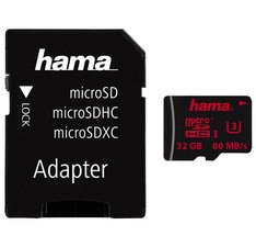 Carte mémoire micro SecureDigital HC, classe 3, 64 Go