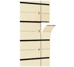 herlitz Intercalaires, A4, carton kraft, beige