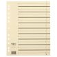 herlitz Intercalaires, A4, carton kraft, beige