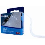 Oeillets de renforcement, blanc, diamètre: 13 mm