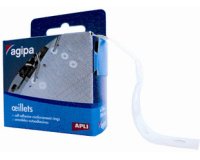 Oeillets de renforcement, blanc, diamètre: 12,5 mm