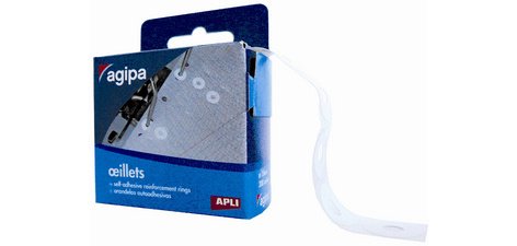 Oeillets de renforcement, blanc, diamètre: 13 mm