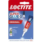 Colle instantanée SUPER GLUE-3 Original, tube de 3 g