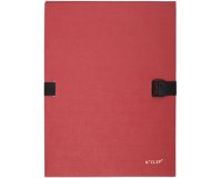 Expanding spine Folders N'Clip - Red