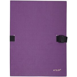 N'CLIP® Map uitrekbare rug en klep - Purper