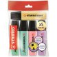 Markeerstift BOSS ORIGINAL PASTEL - eco pack van 5 stuks