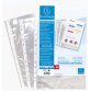 Sachet de 10 pochettes perforées polypropylène lisse 6/100e - A4 - Cristal