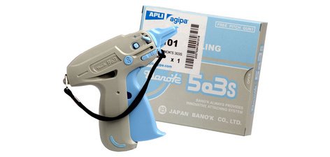 Pistolet textile Banok's 503 S, gris/bleu