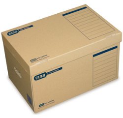 boîte à archives tric System, avec couvercle, marron