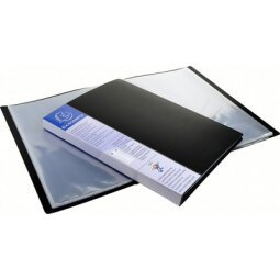 Protège-documents en polypropylène rigide avec porte étiquette 3 faces Up Line Opaque 60 pochettes 120 vues - A4.
