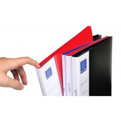 Up Line Showalbum met vaste rug en etiket op 3 zijden- harde PP- 40 tassen - 80 zichten - A4