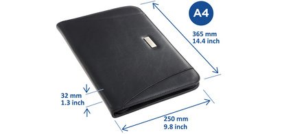 Conférencier 'Excellent de luxe', A4, noir