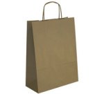 Sac en papier, kraft, moyen, brun