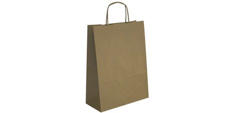 Papiertüte, Kraftpapier, mittel, braun