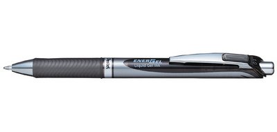 Roller a encre gel energel bl80 pointe de 1mm            retractable coloris noir