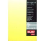 Papier pré-imprimé, A4, 80 g/m2, dégradé jaune