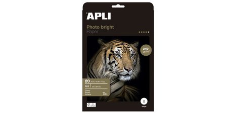 Photo paper bright, A4, 240 g/m², glossy
