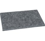 Tapis d'aiguilles à picoter en feutre, gris