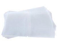 Double-pochette, A5, en plastique, transparent