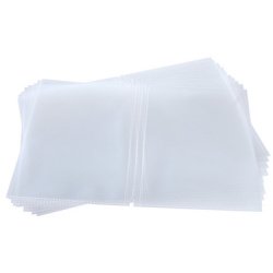 Double-pochette, A5, en plastique, transparent