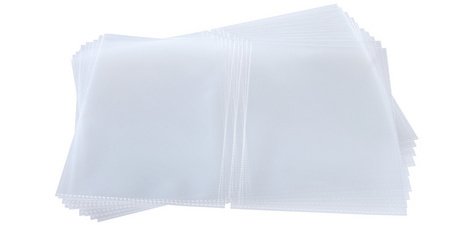 Double-pochette, A5, en plastique, transparent