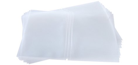 Double-pochette, A5, en plastique, transparent