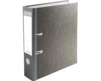 Ordner met hefboom Prem'Touch® - rug 50mm - A4 - Grijs-Grijze rug