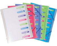 File ChromaLine Multi 3flp PP A4 8P - Assorted colours