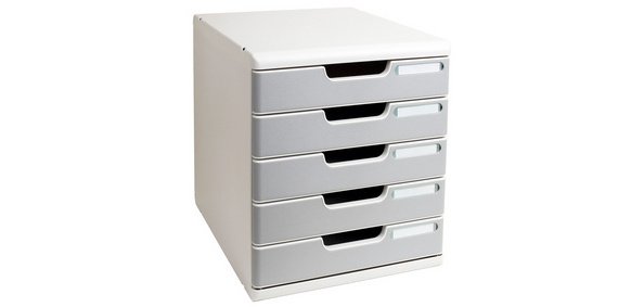 Module de classement MODULO, 3 tiroirs, noir