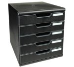 Module de classement MODULO, 3 tiroirs, noir