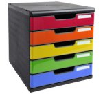 Module de classement MODULO, 3 tiroirs, noir