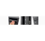 Coffre-fort de dépôt SS0992K, gris graphite