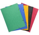 Chemise à élastique 3 rabats carte lustrée 600gm2 - A3