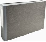 Prem'Touch®Ordner met hefboom met rug 80mm - A3 horizontaal - Grijs-Grijze rug