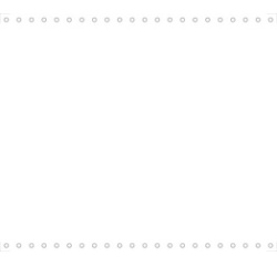 "1000 feuilles de listing autocopiantes blanc 240x11"" 2plis Bandes Caroll Détachables" - Blanc