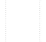 "1000 feuilles de listing autocopiantes blanc 240x12"" 2plis Bandes Caroll Détachables" - Blanc