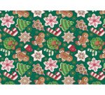 Papier cadeau de Noël 'sucre d'orge'
