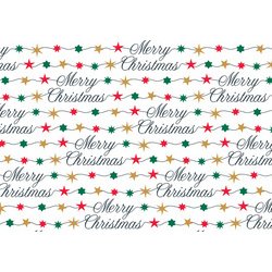 Papier cadeau de Noël 'guirlande étoilée'