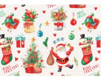 Papier cadeau de Noël 'père Noël'