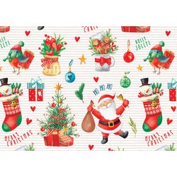 Papier cadeau de Noël 'père Noël'