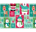 Christmas wrapping paper 'snowman bear'