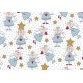 Papier cadeau de Noël 'angelot étoile'
