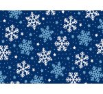 Papier cadeau de Noël 'flocons de neige'
