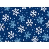 Papier cadeau de Noël 'flocons de neige'