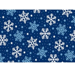Papier cadeau de Noël 'flocons de neige'