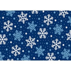 Papier cadeau de Noël 'flocons de neige'