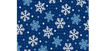 Papier cadeau de Noël 'flocons de neige'