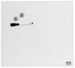 Tableau magnétique en verre, (L)450 x (H)450 mm, blanc