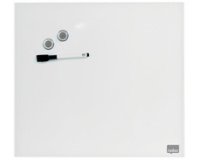 Tableau magnétique en verre, (L)450 x (H)450 mm, blanc